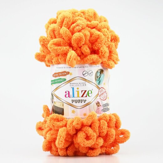Alize Puffy 336 oranžová
