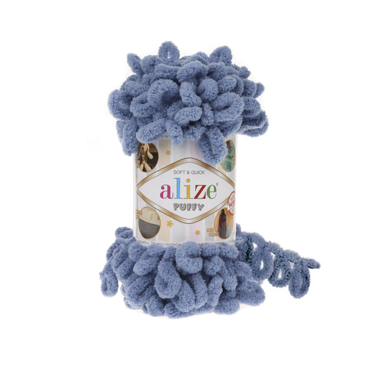 Alize Puffy 374 jeans modrá