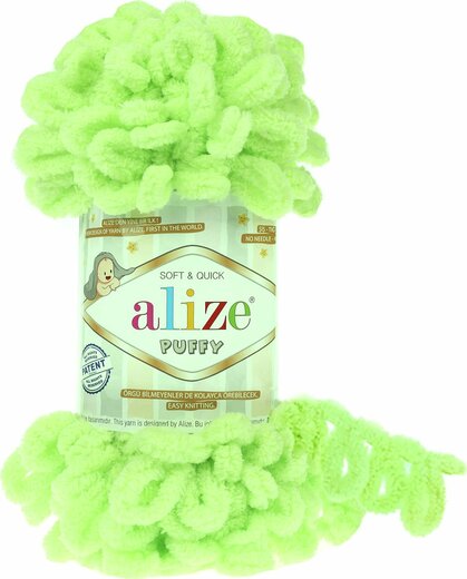 Alize Puffy 41 jarní zelená