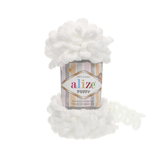Alize Puffy 55 bílá