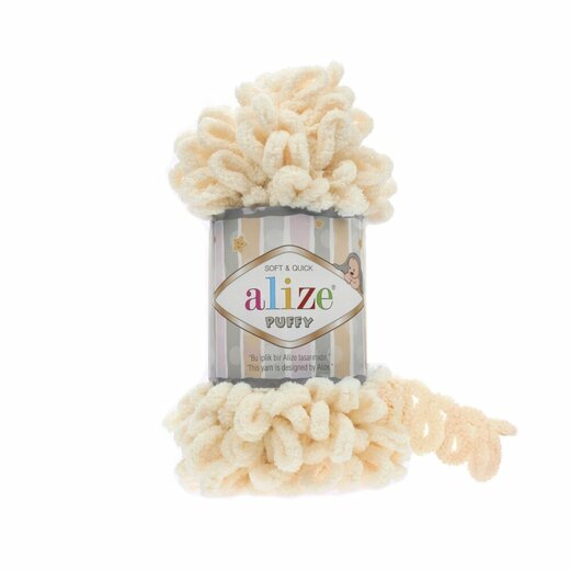 Alize Puffy 742 světlá žlutobéžová
