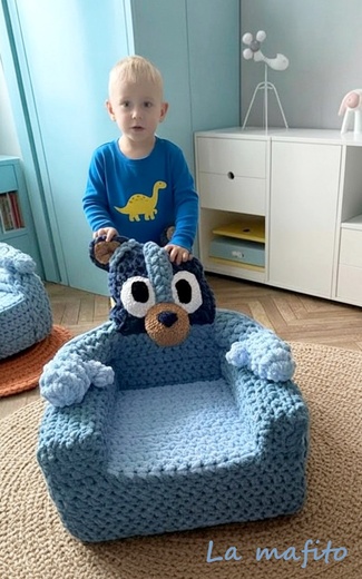 Modrásek křesílko