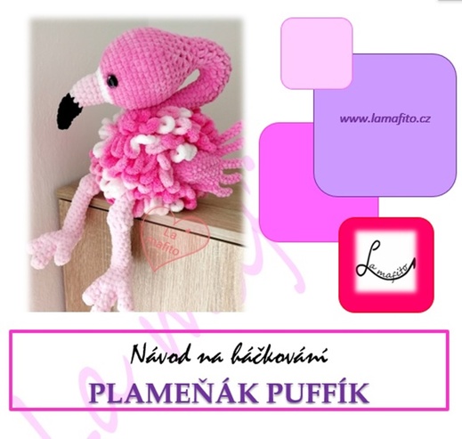 Plameňák puffík - návod-