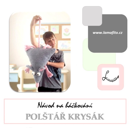 Polštář krysák Bob- návod-