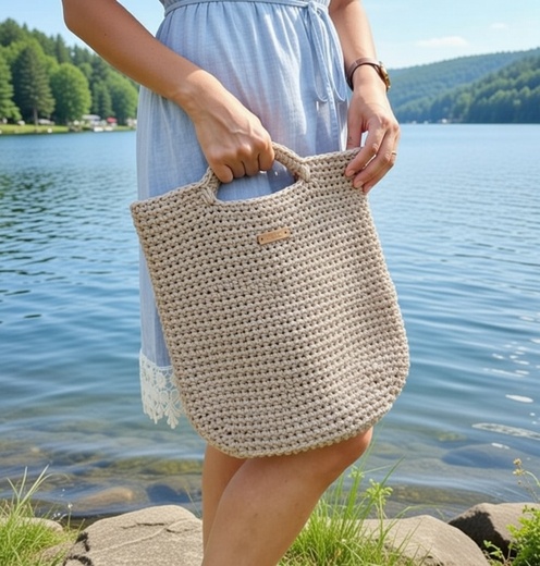 Béžová špagátková