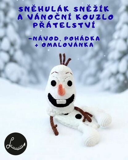 5. Sněhulák Sněžík a vánoční kouzlo-set na háčkování