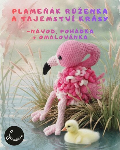 11. Plameňák Růženka a tajemství krásy - set s pohádkou