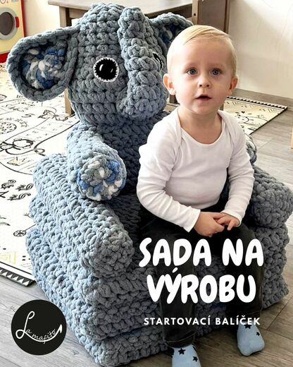 Startovací balíček křeslo slon