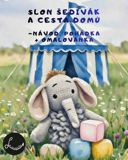 9. Slon Šedivák a cesta domů - set s pohádkou