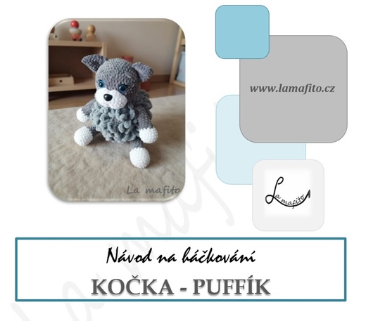 Kočka puffík - návod-